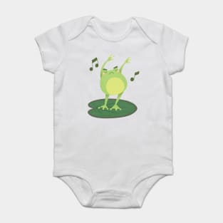 Angry Dance Froggie Baby Bodysuit